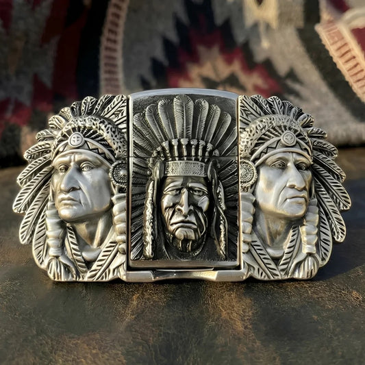 Zippo Three Chiefs Buckle
